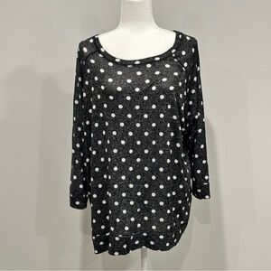 Mix by 41 Hawthorn Arnold 3/4 Sleeve Raglan Knit Top